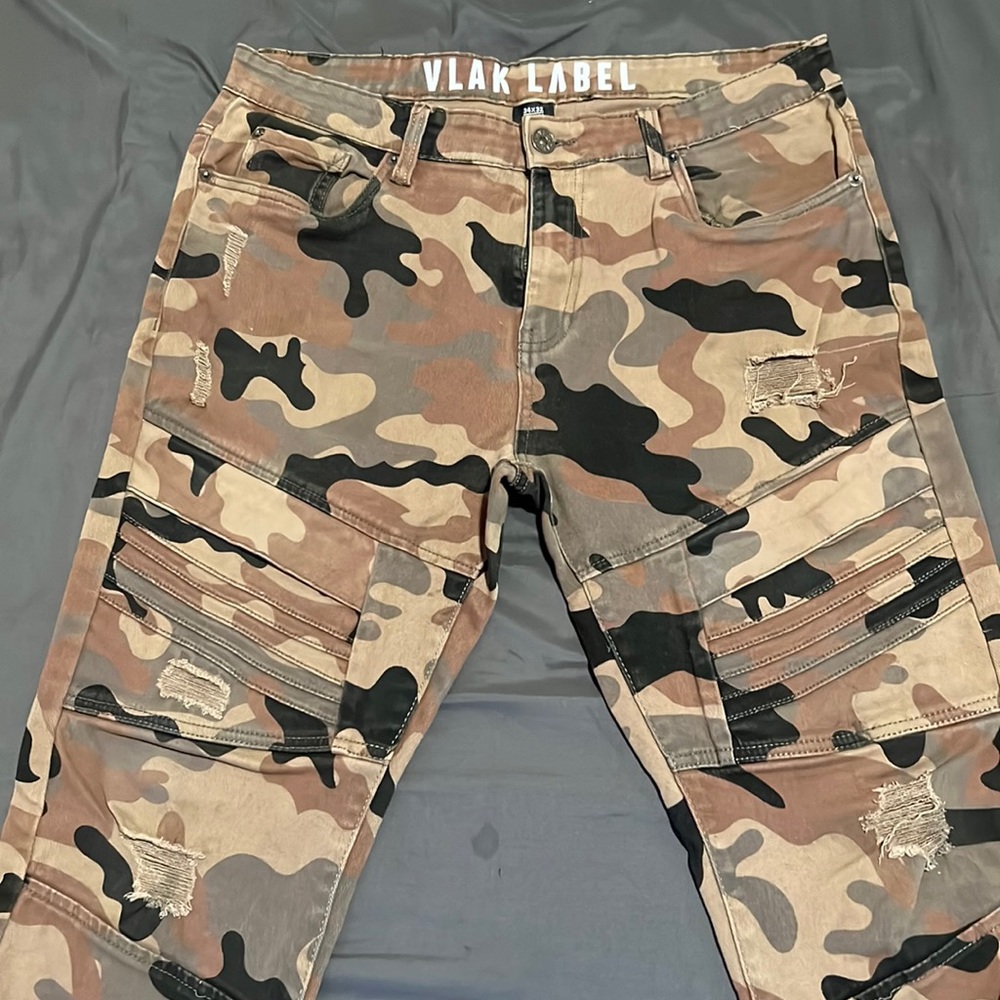 Vlak Label Jeans